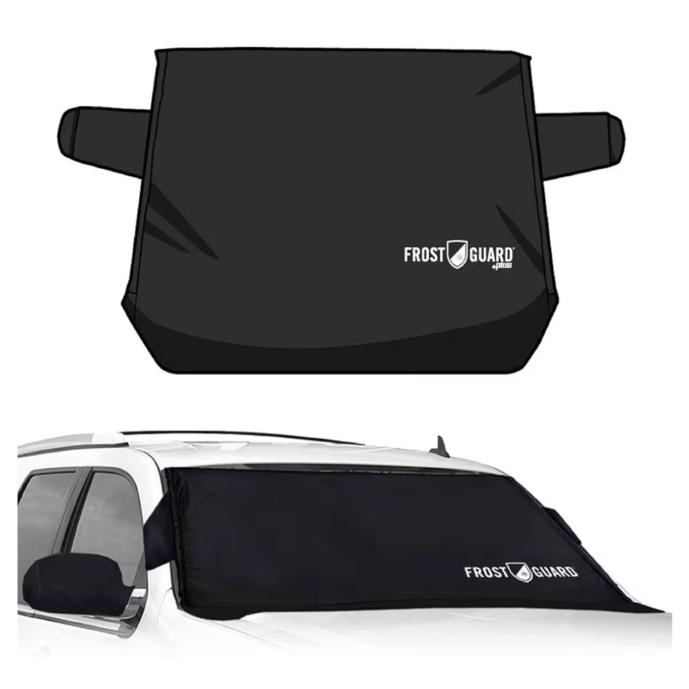 FrostGuard Black Windshield Cover